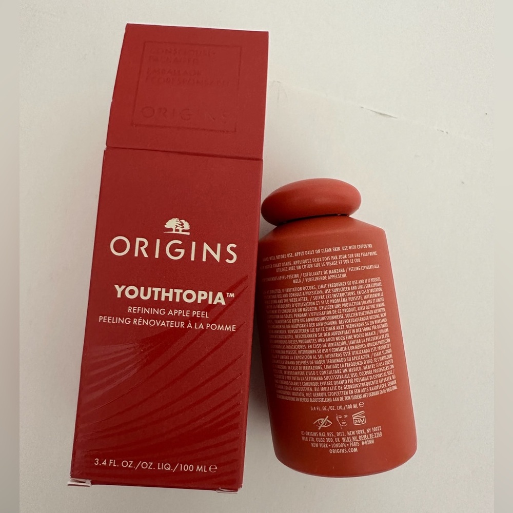 NIB Origins Youthtopia Refining Apple Peel 3.4 fl oz Exfoliating Selfcare - Picture 9 of 9